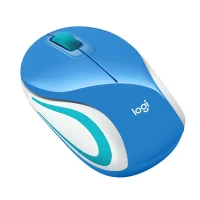 Мышь Logitech M187 (голубой) фото 2